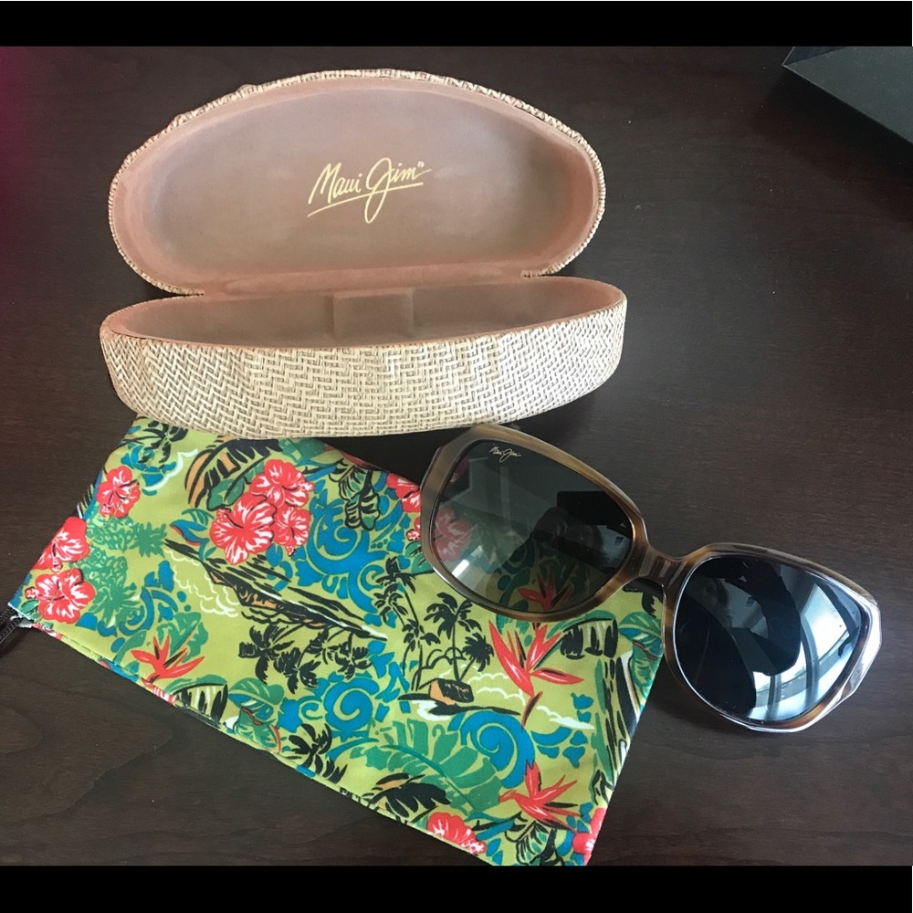 MAUI JIM Kalena MJ299-03T Tortoise/White and Blue;  Bronze
